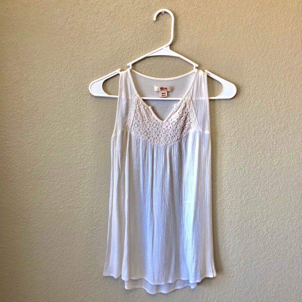 White Lace Tank